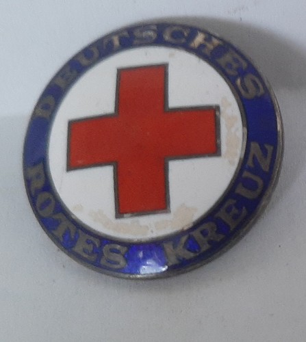 Abzeichen brosche rotes - abzeichen, kreuz