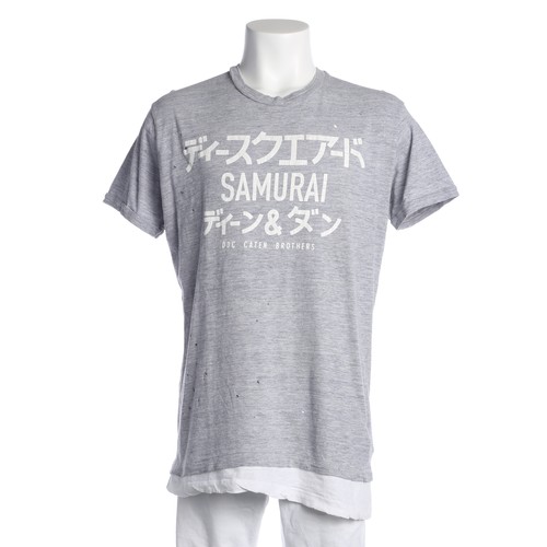 Shirt dsquared grau weiß - t-shirt,