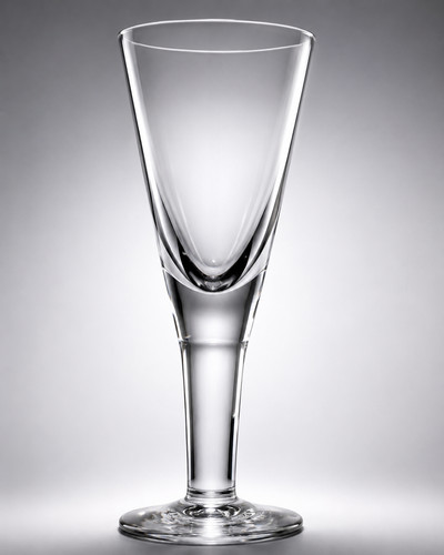 Antiker massiv kristall glas - massiv,