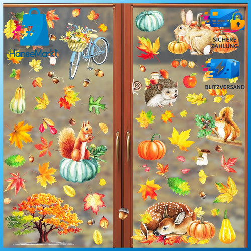 Herbst fensterbilder - herbst,