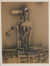 Paul wunderlich lithografie - wunderlich:,