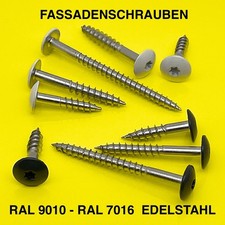 FASSADENSCHRAUBEN EDELSTAHL A2