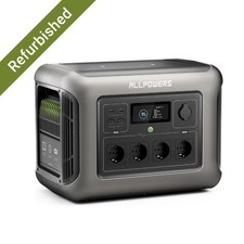 1800W Tragbare Powerstation 1152Wh LiFePO4 Solargenerator Camping