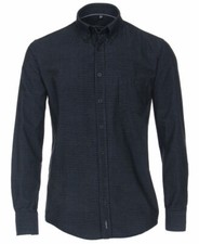 Langarmhemd dunkelblau blau