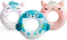 INTEX Kinder Schwimmring Schwimmreifen mit Tiermotiv Wasserspielring 