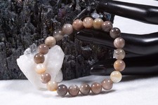 Edelstein Armband Schwarzer Mondstein | 8mm Kugelarmband