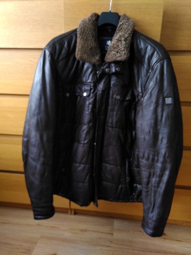 Leder jacke herren - jacke,