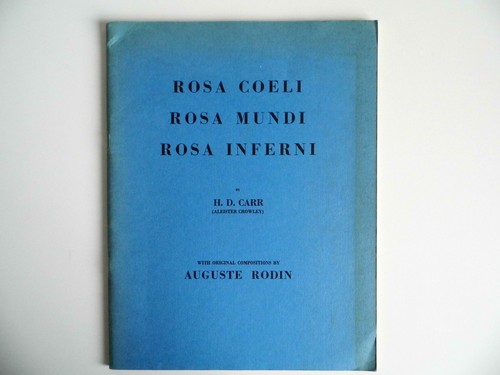 Aleister crowley rosa - aleister, coeli