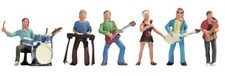 NOCH 15839 Band Musikgruppe 6 Figuren H0 1:87 handbemalt Neu