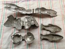 Tolle Zinn Model, Hummer, Fisch, Schmetterling und Rose für Marzipan, Schokolade