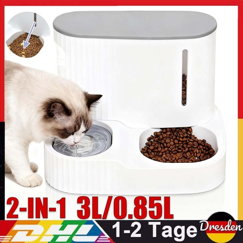Futterautomat katze - 2-in-1,