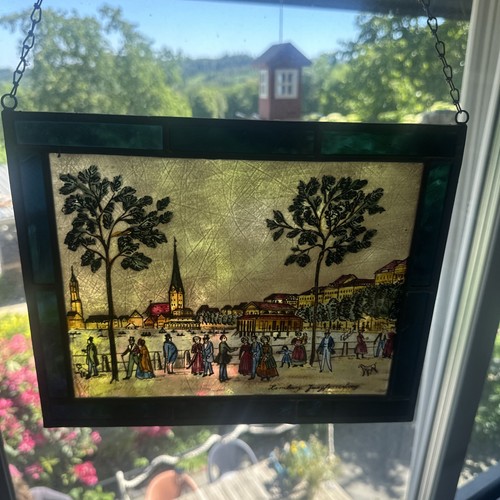 Fensterbild buntglas bleiglas - fensterbild,