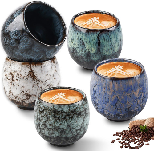 Espressotassen set stück - espressotassen, 5