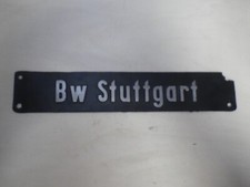 Alu Schild Eisenbahn original