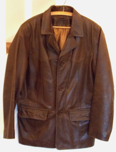 Herren leder jacke jackett - herren,