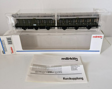 Märklin H0 4309 DRG Abteilwagen-Paar 3.Klasse mit KKK - Neuwertig  mit OVP