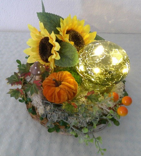 Sonnenblumengesteck led - sonnenblumengesteck,