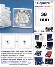 Coin Capsules Square 38mm