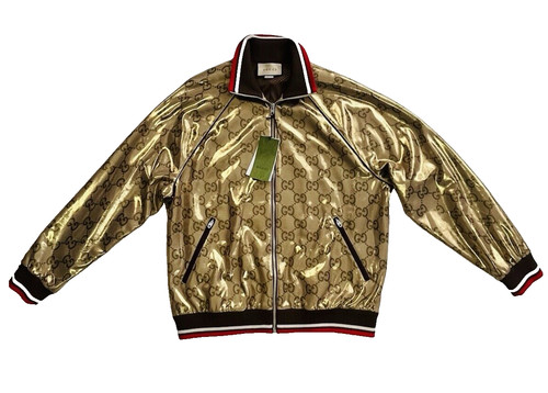 Gucci laminated print gold - gucci,