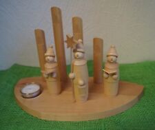 Teelichthalter mit Orgelpfeifen und Kurrende**echt Erzgebirge**Holz**NEU & OVP
