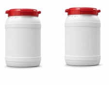 2er Set 20 L Drehdeckelfass