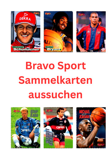 Bravo sport sammelkarten - sport,