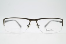 Brille Calvin Klein CK7465 TITANIUM Goldbronze Halbrand Brillengestell Neu