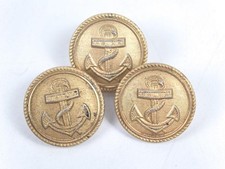 Kriegsmarine,  3 Knöpfe 25mm