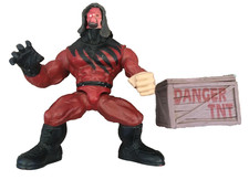 KANE WWF JAKKS MAXIMUM SWEAT TNT BOX WWE FIGUR OHNE MASKE