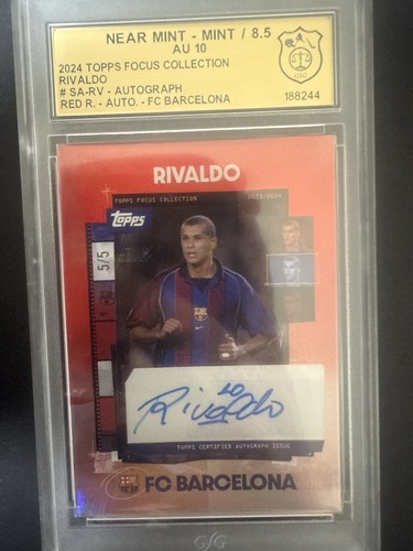 Topps rivaldo barcelona - topps,