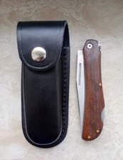 HERBERTZ Klappmesser mit Ledertasche