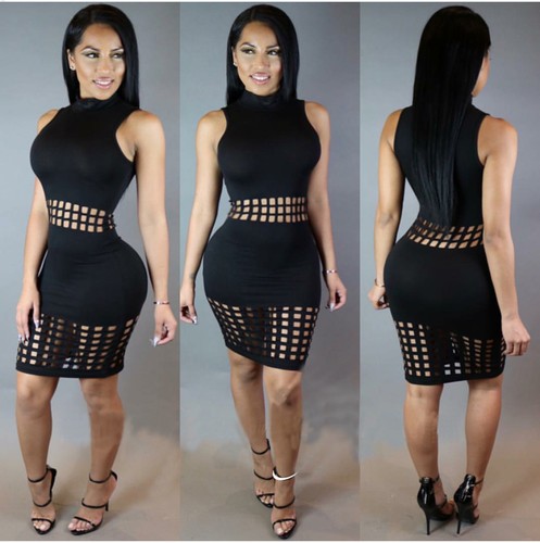 Offenes kleid nude tailliert - nude,