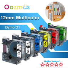 Schriftband für Dymo D1 12mm
