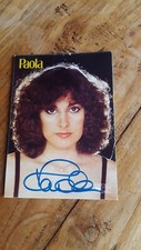 Paola Autogramm Karte original