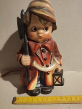 alter Rauchverzehrer, Nachtwächter m. Elektrik, Firma Hummel Zeichen, Porzellan