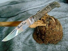 Taschenmesser Laguiole Bougna Klappmesser Vollmetall mit Korkenzieher Jagd NEU!