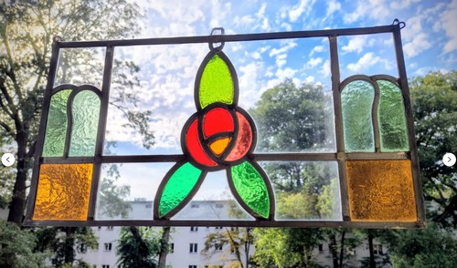 Jugendstil bleiglasfenster - jugendstil,