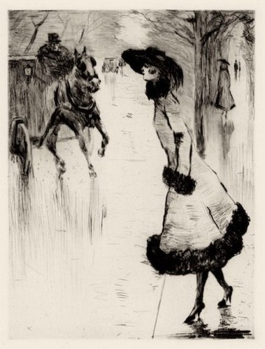 Lesser ury dame eine - -,