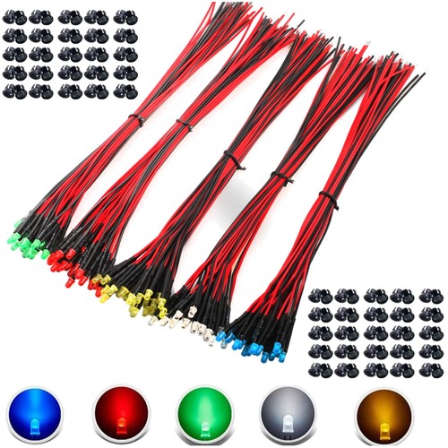Led diode 100 stück 3mm - stück, 3v