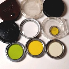 Robot Grünfilter 2XHGr Gelbfilter 3x MG 1x UV Steck & 1x Nahlinse Schraub 38mm