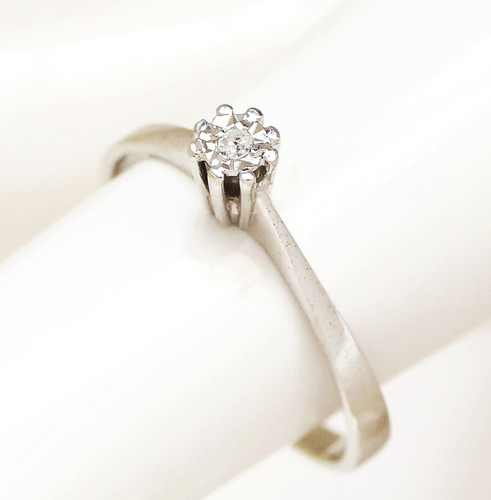 Diamantring karat 333 gold - karat,