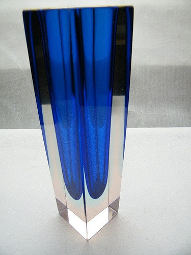 Murano blockvase sommerso - murano,