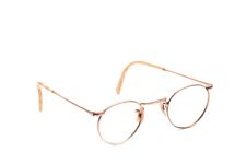30er Jahre Vintage Brille Herren Panto Rund Form in Gold double ungetragen #7 B8