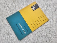 2x Handbuch Bedienungsanleitung Autosuper Autoradio Stern Berlin A 100 Wartburg