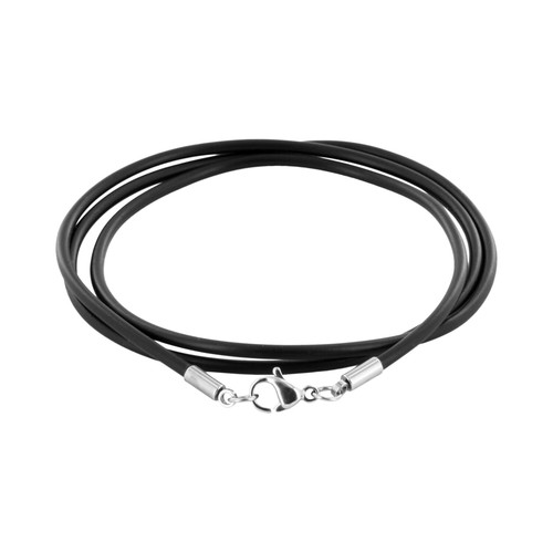 Kautschuk kette 2mm mit - 2mm,