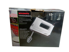 Woolworth Handmixer Elektrischer Küchenmixer inkl Knethaken & Rührbesen 300 Watt