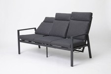 Gartenbank 3 Sitzer Alu Lounge