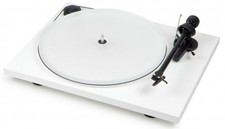 Pro-Ject Essential II Weiß - Audiophiler Plattenspieler mit OM5E | Auspackware, 