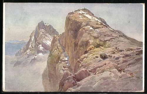 Künstler edward theodore - künstler-ak,