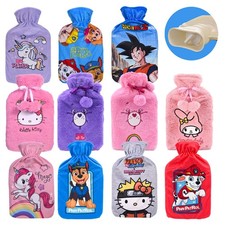 Wärmflasche 1L mit Plüsch